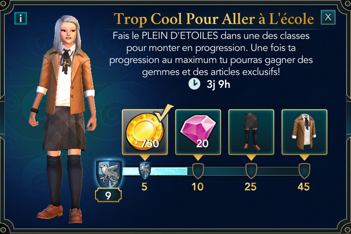 Harry Potter Hogwarts Mystery : Trop cool pour aller à l'école, le retour de l'événement